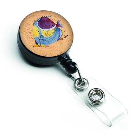 CAROLINES TREASURES Tropical Fish Retractable Badge Reel 8529BR